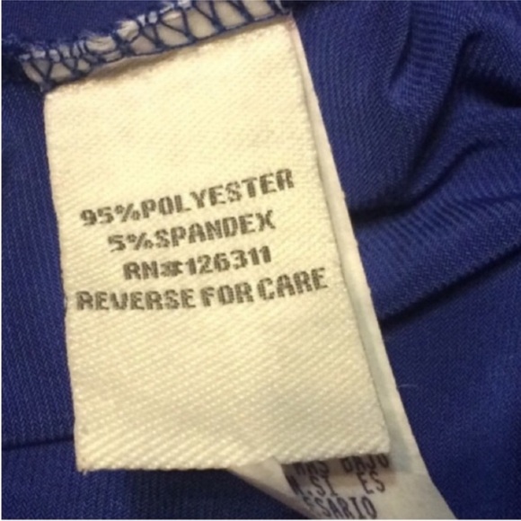 RONNI NICOLE Classic BLUE 3/4 Sleeve Relaxed DRESS Size 8 - Picture 5 of 11